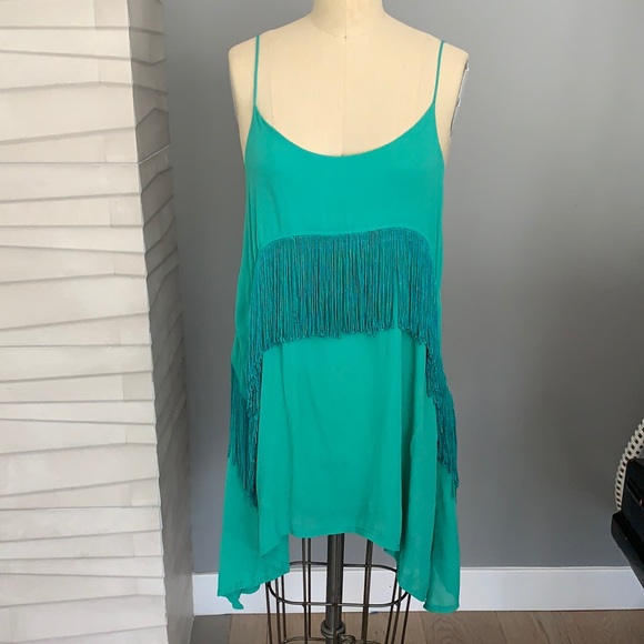 RVCA teal mini dress - Picture 1 of 5